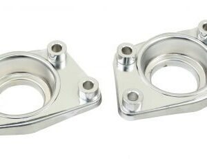 Chrome Spring Plate Caps - I.R.S., Pair
