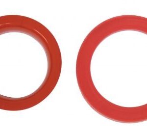 Urethane Axle Beam Tube Seals, Type 1 with Ball Joint, 4 pcs., 2 Small, 2 Large.
