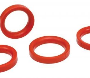 Urethane Front End Seals, Ball Joint, (4) Red
