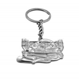Race Engine Key Chain
