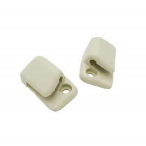 Sun Visor Clips, Type 1, 65-67, Type 2, 68-79, Ivory, Pair