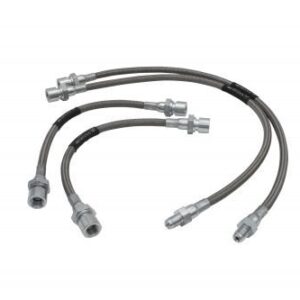 4-Piece Braided Stainless Brake Line Kit, T1 58-64