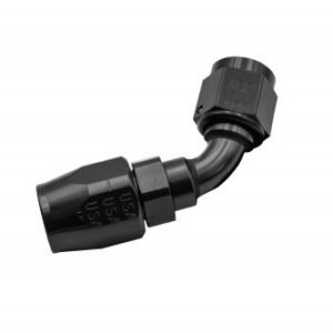 XRP -6 60º Double Swivel Hose End - Aluminum - Black