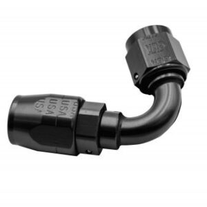 XRP -6 120º Double Swivel Hose End - Aluminum - Black