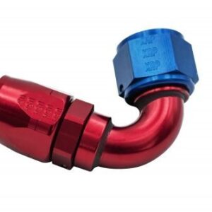 XRP -12 120º Double Swivel Hose End - Aluminum - Black