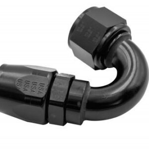 XRP -10 150º Double Swivel Hose End - Aluminum - Black