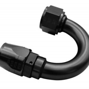 XRP -12 180º Double Swivel Hose End - Aluminum - Black