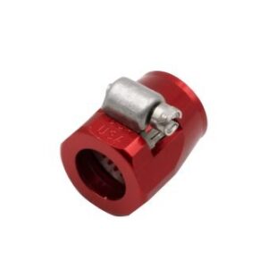 XRP -8 HOSE FINISHER 11/16" ID HEX BODY - ALUMINUM - RED ANODIZED