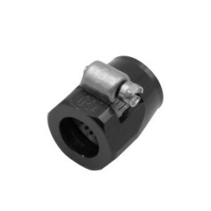 XRP -8 HOSE FINISHER 11/16" ID HEX BODY - ALUMINUM - BLACK ANODIZED