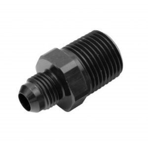 XRP ADAPTER, -6 FLARE TO 1/2 NPT - BLACK