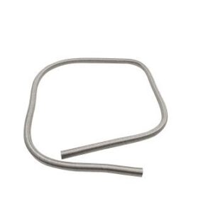 1/2" I.D. (#8) Braided Stainless Line, 5' Length - Skinpacked