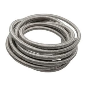 1/2" I.D. (#8) Braided Stainless Line, 25' Length - Boxed