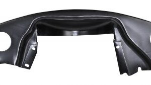 Rear Tin, with Hose, without Heat Riser, Black