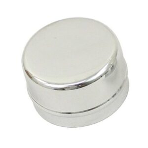 Chrome Center Cap for EMPI Spindle-Mount Wheels, without Logo, Pair.