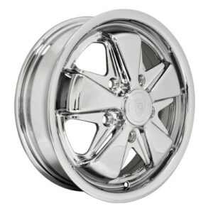 911 Alloy, All Chrome, 15x4 1/2, 5x130 Bolt Pattern, 4 1/2" BS