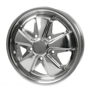 911 Alloy, Polished, 15x4 1/2, 5x130 Bolt Pattern, 4 1/2" BS