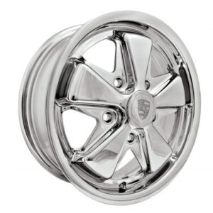 911 Alloy, All Chrome, 15x5 1/2, 5x130 Bolt Pattern, 4 15/16" BS