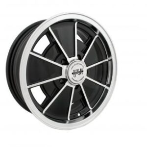 Gloss Black with Polished Lip & Spoke Edges 15 5 1/2 5x112