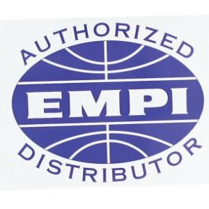 EMPI Authorized Distributor (two sided) 16" x 9", Store Window Decal, Each