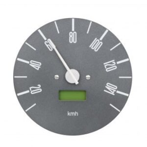 120mm 10-150KMH Gray Dial with Silver Center Speedometer for Type 2