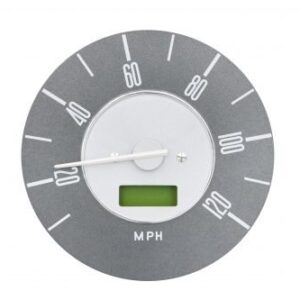 120mm 10-120MPH Gray Dial with Silver Center Speedometer for Type 2