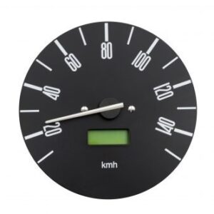 120mm 10-150KMH Black Dial Speedometer for Type 2