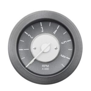 86mm  0-6000 RPM Gray Dial  w/ Silver Center Tachometer for Type 2
