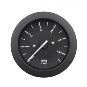 86mm  0-6000 RPM Black Dial Tachometer for Type 2