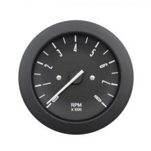 86mm  0-8000 RPM Black Dial Tachometer for Type 2