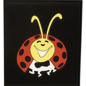 Lady Bug Floor Mats, Colored, Rear, Pair