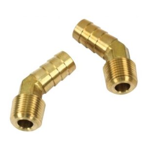 30 Degree 3/8" Male with 1/2" Hose Barb, Pack of 2