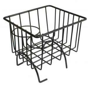 Wire Hump Basket, Black, Type 1