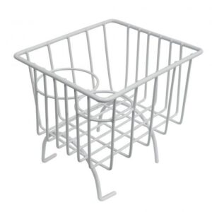 Wire Hump Basket, White, Type 1
