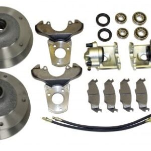 Zero Off-Set Front Disc Brake Kit Link Pin, 5-Lug, 5x205 to '65 with Single M/C