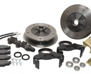 Zero Off-Set Front Disc Brake Kit Ball Joint, 5-Lug, 5x205 to '66-67 with Dual M/C