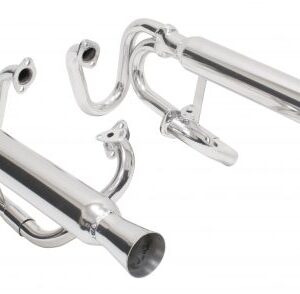 Buggy Dual Exhaust, without Heater Box, Ceramic Coated