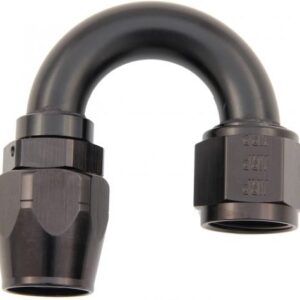 XRP -8 180º Double Swivel Hose End - Aluminum - Black