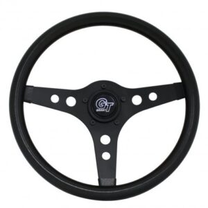 GT Sport Thick Foam, Black Spoke, 13" Dia., 3.50" Dish / 4 ?"