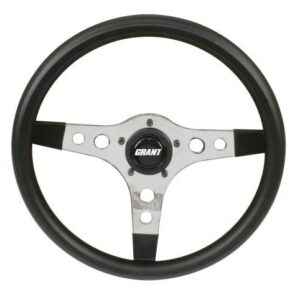 GT Sport Thick Foam, Chrome Spoke, 13" Dia., 3.50" Dish / 4 ?"