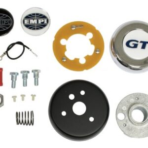 EMPI Steering Wheel Adapter Kit, Type 1 and Ghia 60-74½, Type 3 61-71 I.D. Spline Area .795, O.D. Spine Area .835, 40 Splines
