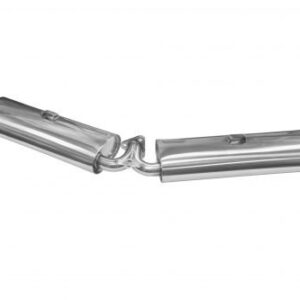 BUGPACK Dual Quiet Pack Muffler for Street Headers
