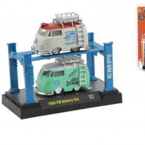 1:64 M2 Mini Bus 2 Pack Combo set with Lift