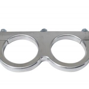 Dual Coil Clamp, Silver