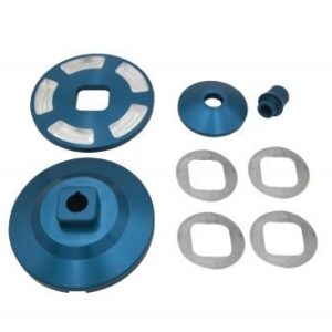 Billet Alternator Pulley, Blue