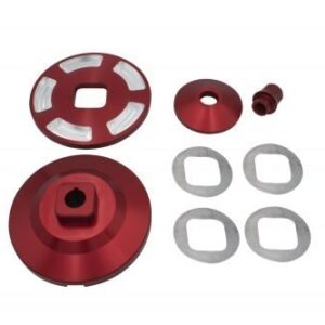 Billet Alternator Pulley, Red